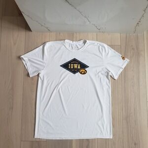 Nike Shirt Mens XL Iowa Hawkeyes Dri Fit White Classic Tee